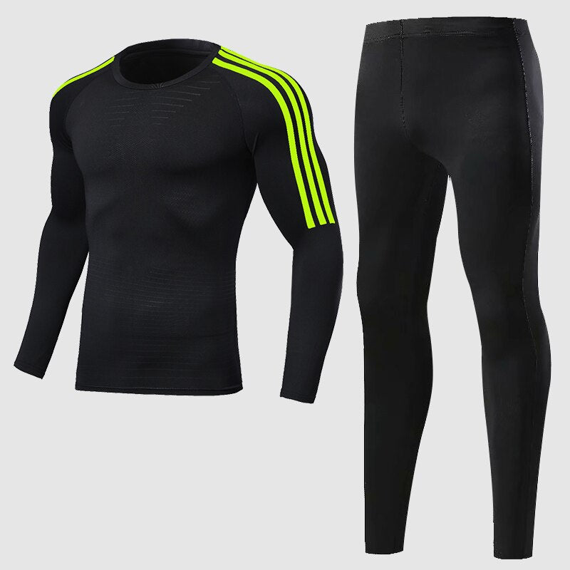 Quick Drying Fitness Running Sport Suits Men | Training Suit Workout Gym Clothing