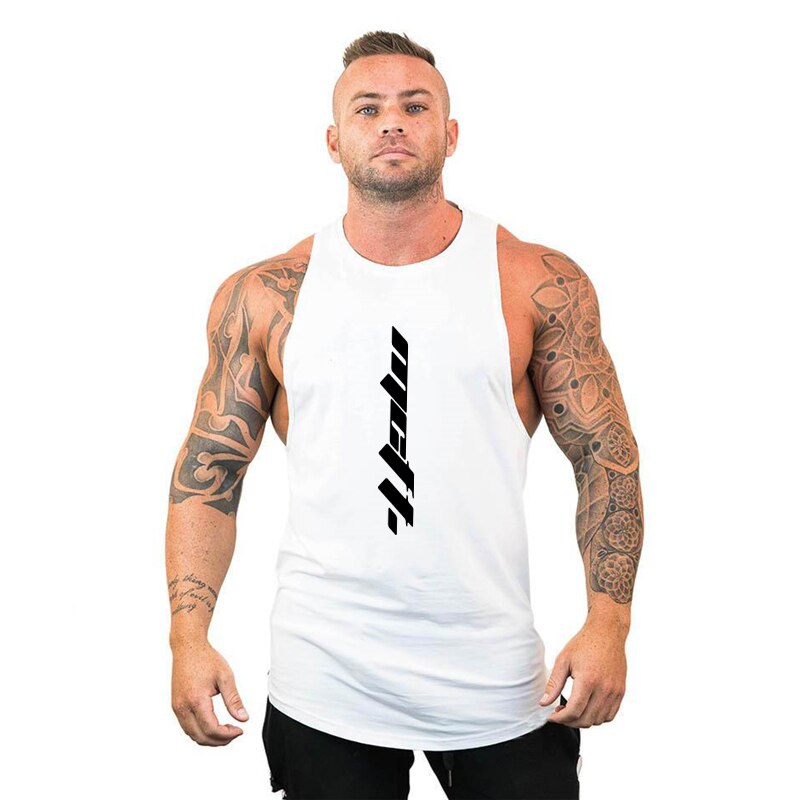 Nsqured Solid Cotton Gym Vest for Men