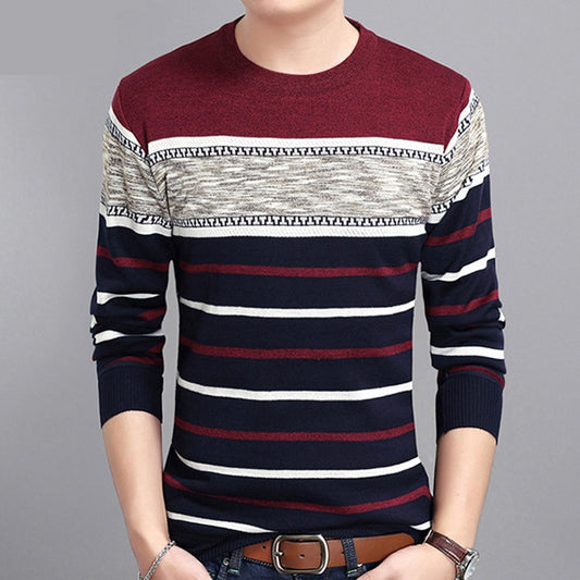 New Round Collar Pullover Men | Knit Shirt | Slimfit Fashion Polo Sweater